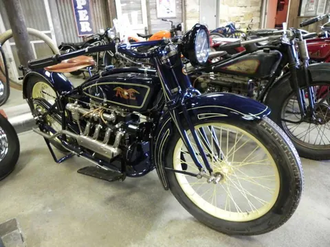Four-cylinder vintage motorcycle