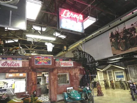 The Valentine Diner building inside the museum